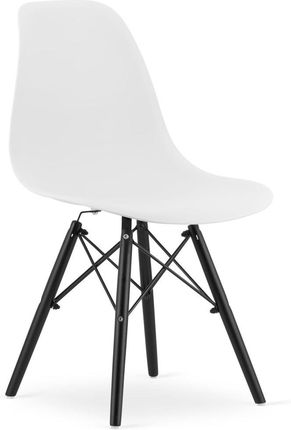 Krzesło Osaka Białe / Nogi Czarnex2 168290