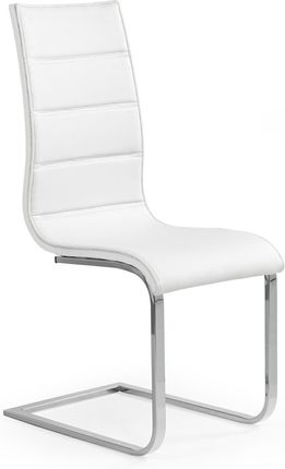 Intesi Krzesło Connecticut Białe Pu/ Chrom 32810