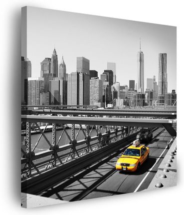 Mpink Obraz Na Płótnie Architektura New York Taxi 40X40 Cm 6383