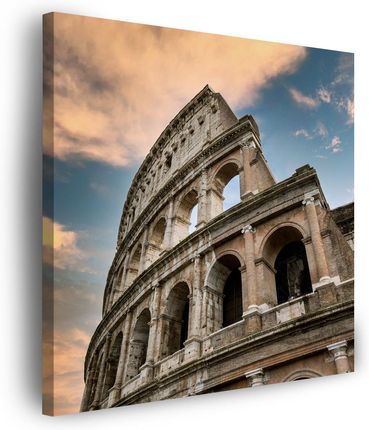 Mpink Obraz Na Płótnie Architektura Koloseum 90X90 Cm 6503