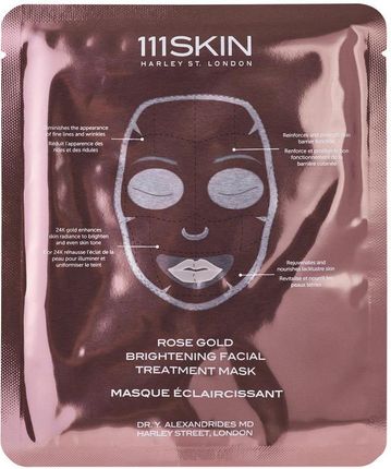 111Skin Rose Gold Brightening Facial Treatment Maseczka Boxed Nano Free 5x30ml