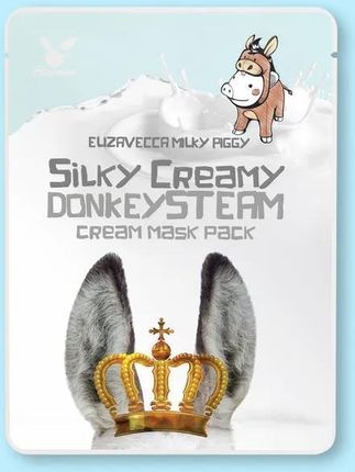 Elizavecca Silky Creamy Donkey Steam Cream Maseczka Pack 25g 1szt.