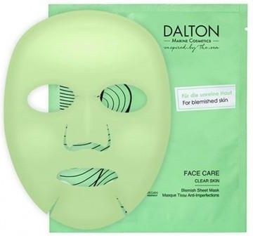 Dalton Marine Face Care Blemish Sheet Maseczka Clear Skin Do Twarzy W Płachcie 16Ml