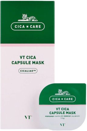 Vt Cosmetics Cica Capsule Maseczka 10Szt. Maski Oczyszczające
