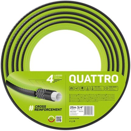 Cellfast Wąż Ogrodowy Quattro 3/4 25m