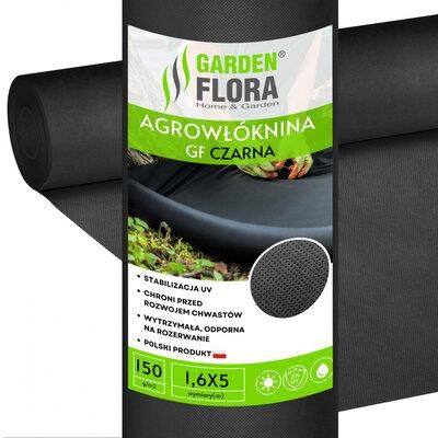Gf Agro Agrowłóknina Czarna 1,6m X 5mb 150g/m² Uv