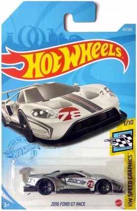 Hot Wheels 1:64 Ford 2016 Gt Race Auto GRY40