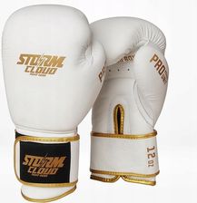 Zdjęcie Stormcloud Rękawice Bokserskie Boxing Pro Białe/Złote 14Oz - Rychwał