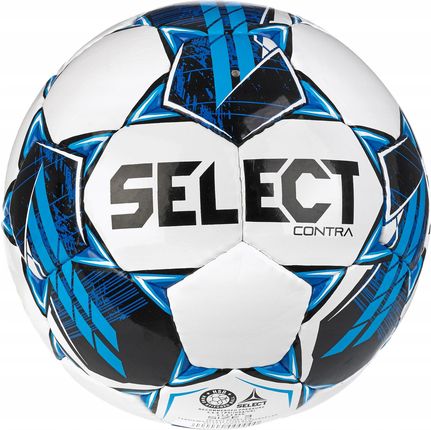 Piłka Do Piłki Nożnej Select Contra Db V23 White/Blue Rozmiar 3