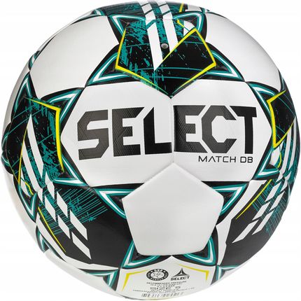 Piłka Do Piłki Nożnej Select Match Db Fifa Basic V23 White/Green Rozmiar 4