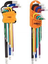 Neo Tools Długie Klucze Imbus Imbusowe Torx 18 Szt