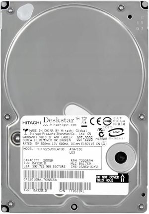 Hitachi Deskstar T7K250 200GB (HDT722520DLAT80)