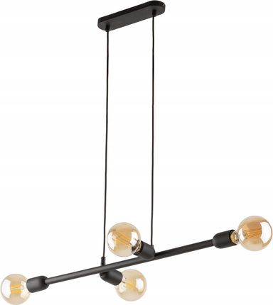 Lampa wisząca Porto czarna minimalistyczna loft edison salon nad stół 4P