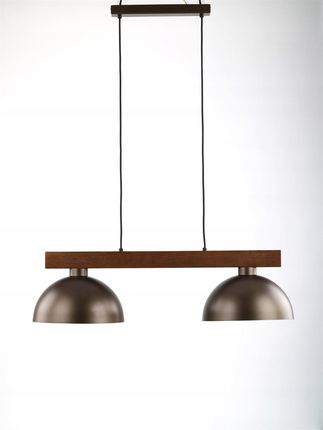 Lampa wisząca klosze metalowe Oslo kolor Orzech/Brązowy 4507 Tk Lighting