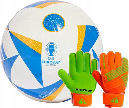 Piłka Nożna adidas Mistrzostwa Euro 2024 Rękawice Bramkarskie Meteor R. 7