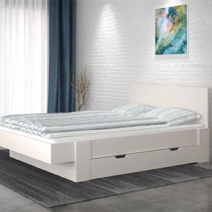 Łóżko 180x200 VIGO TARTAK MEBLE drewniane w kolorze dąb sonoma