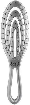 Olivia Garden Holiday Shine Silver Kompaktowa Szczotka Do Włosów
