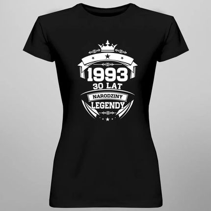 1993 Narodziny legendy 30 lat - damska koszulka z nadrukiem