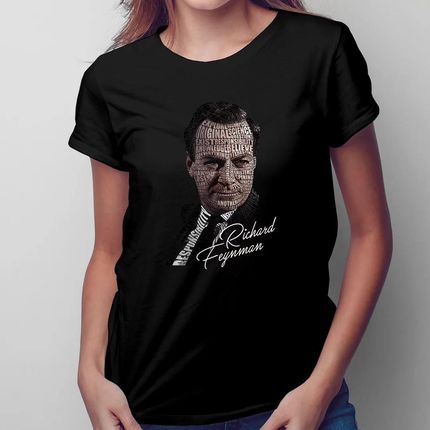 Richard Feynman - damska koszulka z nadrukiem