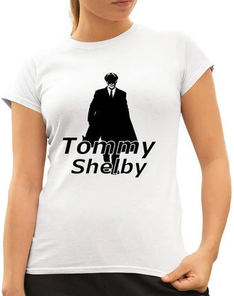Tommy shelby - t-shirt damski z nadrukiem