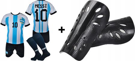 Messi Komplet Strój Piłkarski Argentyna Logo R 140