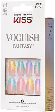 Kiss Sztuczne Paznokcie Voguish Fantasy Candies Rozmiar M 1Op.28Szt