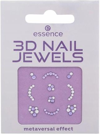 Essence 3D Nail Jewels 01 Future Reality Samoprzylepne Kryształki Do Paznokci 1 Opakowanie