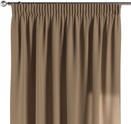 Dekoria Zasłona Na Taśmie Marszczącej 1 Szt. Beżowy Quadro 130X245 Cm