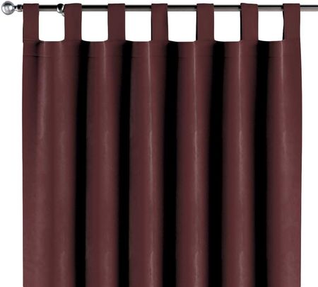 Dekoria Zasłona Na Szelkach 1 Szt. Bordowy Velvet 130X245 Cm