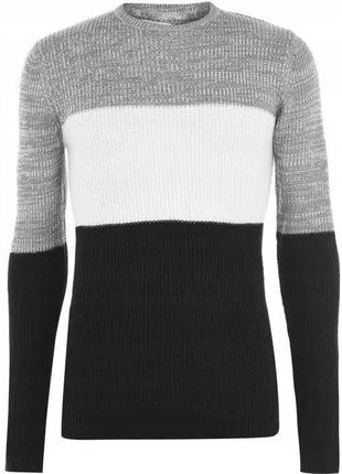 LEE COOPER klasyczny sweter męski w paski XL