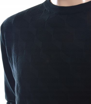 STROKERS klasyczny elegancki sweter męski bawełniany M czarny