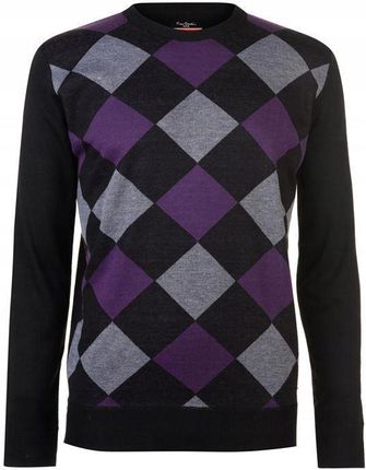PIERRE CARDIN klasyczny męski sweter sweterek M