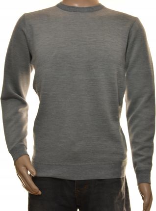 Sweter sweterek męski klasyczny szary XXL 2XL