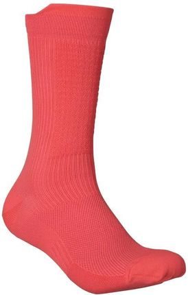 Skarpety Rowerowe Poc Lithe Mtb Sock Mid Koralowy