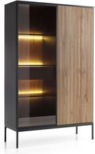 Zdjęcie Piaski Witryna Sento Wtsz104 Led Czarny / Dąb Wotan / Lamela   100413939 - Miasteczko Śląskie