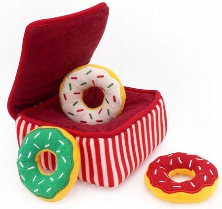 Zippypaws Zabawka Dla Psa Świąteczna Donuty W Norce Interaktywna Na Święta Donut X3
