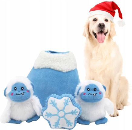 Zippypaws Zabawka Dla Psa Świąteczna Lodowa Góra Z Yeti Norka Interaktywna Na Święta
