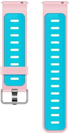 Beline Pasek Watch 20Mm Double Color Silicone Różowo Niebieski Pink Blue Box