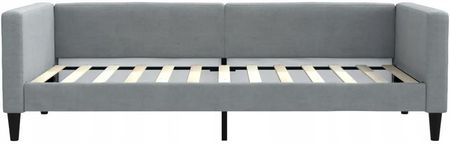 Vidaxl Sofa Z Materacem Do Spania Jasnoszara 100X200 Cm Tkanina 3196565