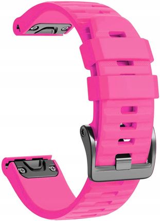 Tech Band Różowy Silikonowy Pasek Garmin Fenix 5S Quickfit