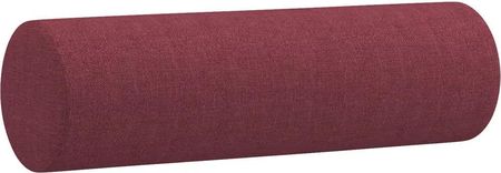 Vidaxl 3 Osobowa Sofa Z Poduszkami Bordowa 180 Cm Tkanina 3200796 - zdjęcie 6