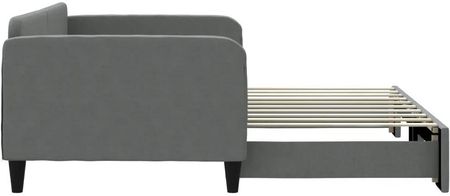 Vidaxl Sofa Rozsuwana Ciemnoszara 90X190 Cm Tkanina 3196827 - zdjęcie 2