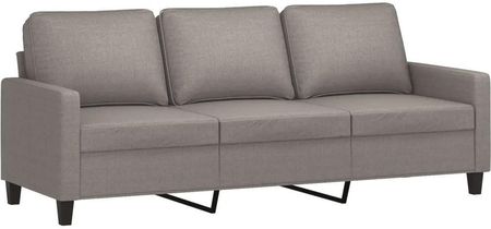Vidaxl Sofa 3 Osobowa Kolor Taupe 180 Cm Tapicerowana Tkaniną 359178 - zdjęcie 2