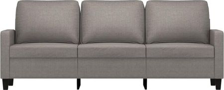 Vidaxl Sofa 3 Osobowa Kolor Taupe 180 Cm Tapicerowana Tkaniną 359178 - zdjęcie 6