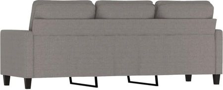 Vidaxl Sofa 3 Osobowa Kolor Taupe 180 Cm Tapicerowana Tkaniną 359178 - zdjęcie 3