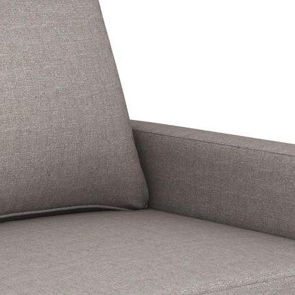 Vidaxl Sofa 3 Osobowa Kolor Taupe 180 Cm Tapicerowana Tkaniną 359178 - zdjęcie 4