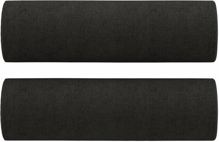 Vidaxl 2 Osobowa Sofa Z Poduszkami Czarna 120 Cm Tkanina 3200817 - zdjęcie 3