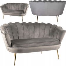 Zdjęcie Signal Sofa Camellia Velvet Szary 17616_171187 - Bydgoszcz