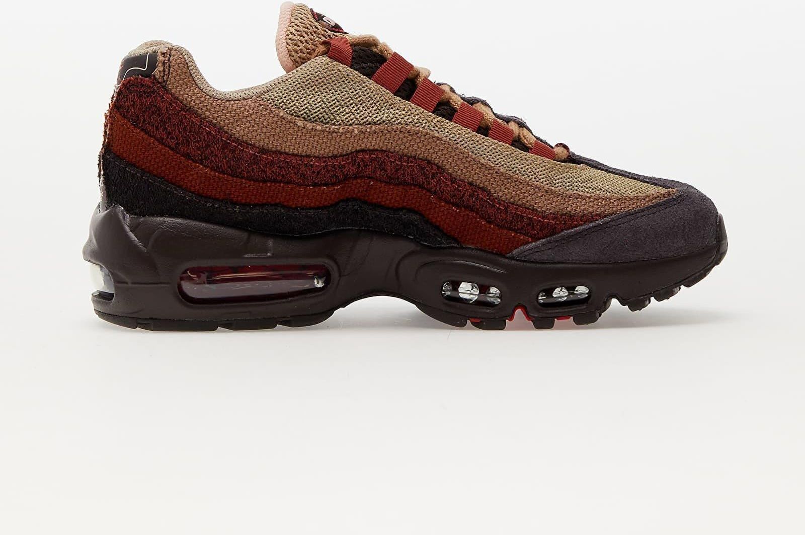 Nike W Air Max 95 Brown Basalt/ University Red-Oxen Brown