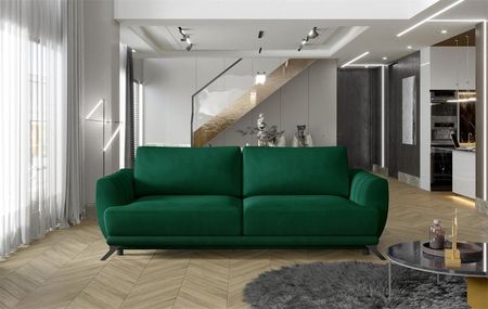 Eltap Sofa Rozkładana Z Funkcją Spania Megis Velvet Zielona   81256